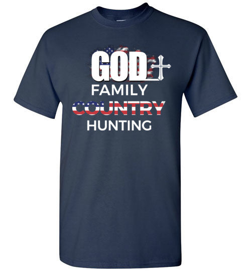 God - Family - Country - Hunting T-Shirt