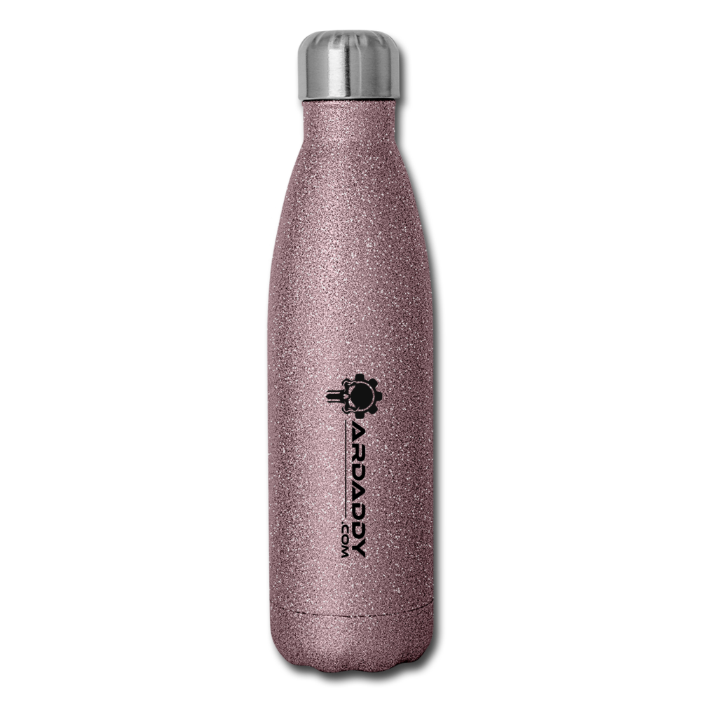 AR DADDYl Water Bottle - pink glitter