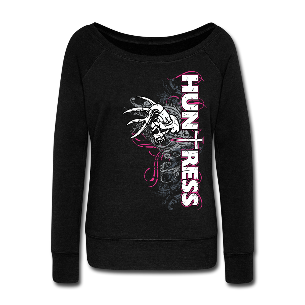 Hitmen Huntress Wideneck Sweatshirt - black